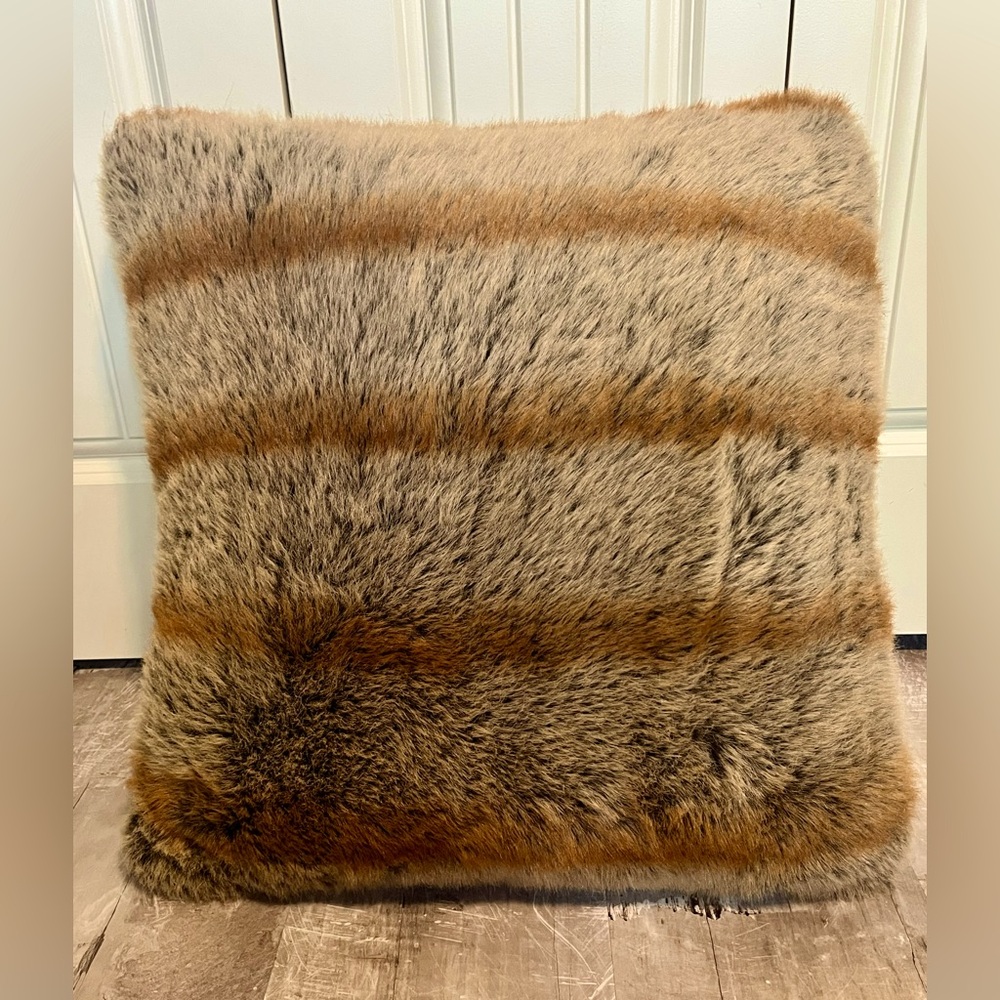Restoration Hardware Ultimate Faux Fur pillow
